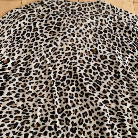 NWT Zadig and Voltaire Lirius Cashmere Leopard-Print Sweater Sz S - Picture 13 of 16